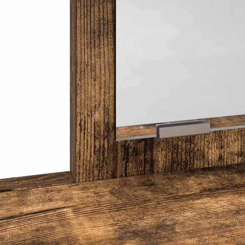 Toaletka Dąb wędzony 79 x 41 x 140 cm Materiał drewnopochodny