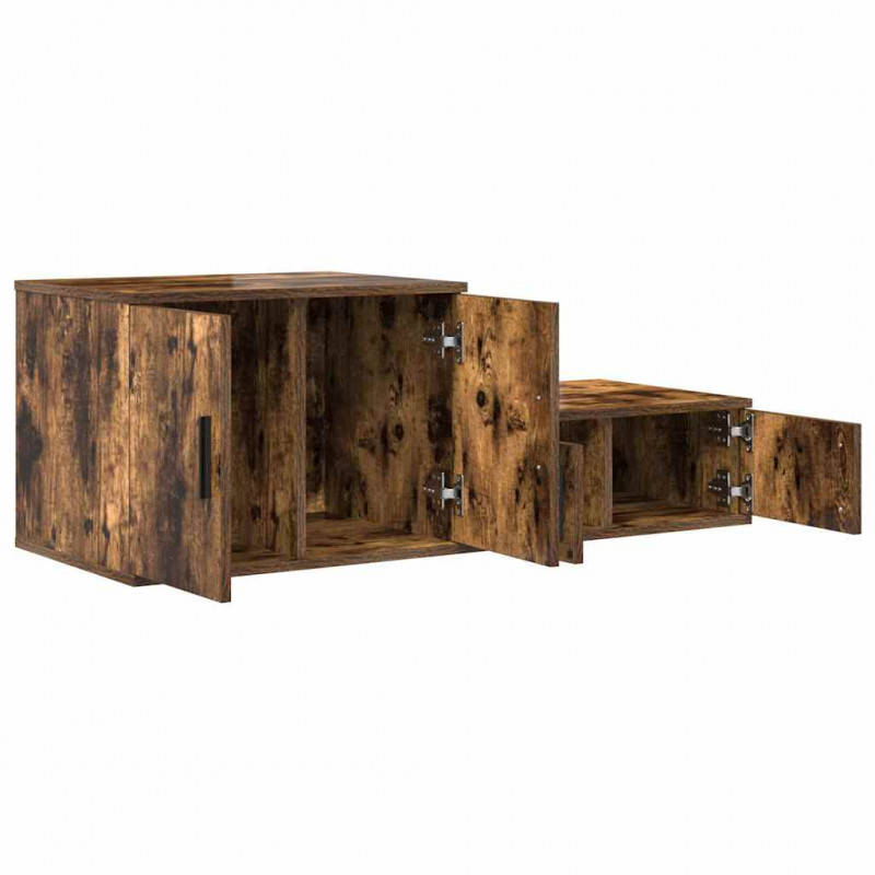Szafka do przechowywania 2 pcs Dąb wędzony 108 x 41 x 40 cm
