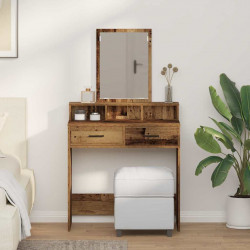 Toaletka Stare drewno 79 x 41 x 140 cm Materiał drewnopochodny