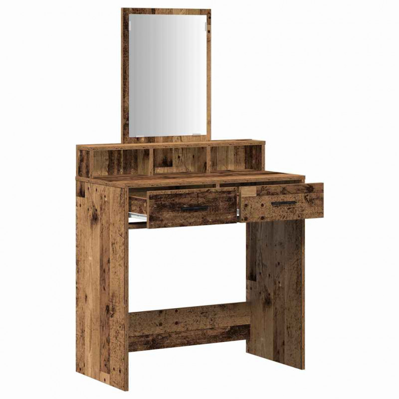 Toaletka Stare drewno 79 x 41 x 140 cm Materiał drewnopochodny