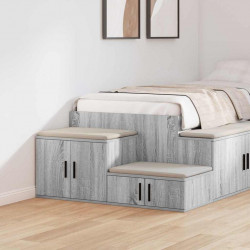 Szafka do przechowywania 2 pcs Szary Sonoma 108 x 41 x 40 cm
