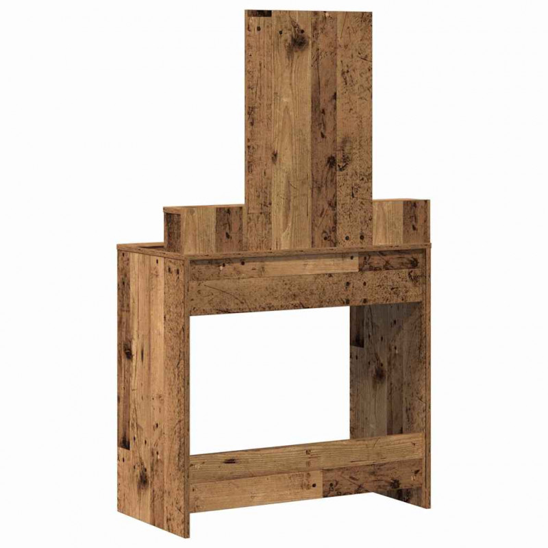 Toaletka Stare drewno 79 x 41 x 140 cm Materiał drewnopochodny