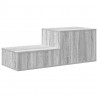 Szafka do przechowywania 2 pcs Szary Sonoma 108 x 41 x 40 cm