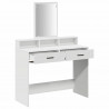 Toaletka Biały 100 x 41 x 140 cm Materiał drewnopochodny