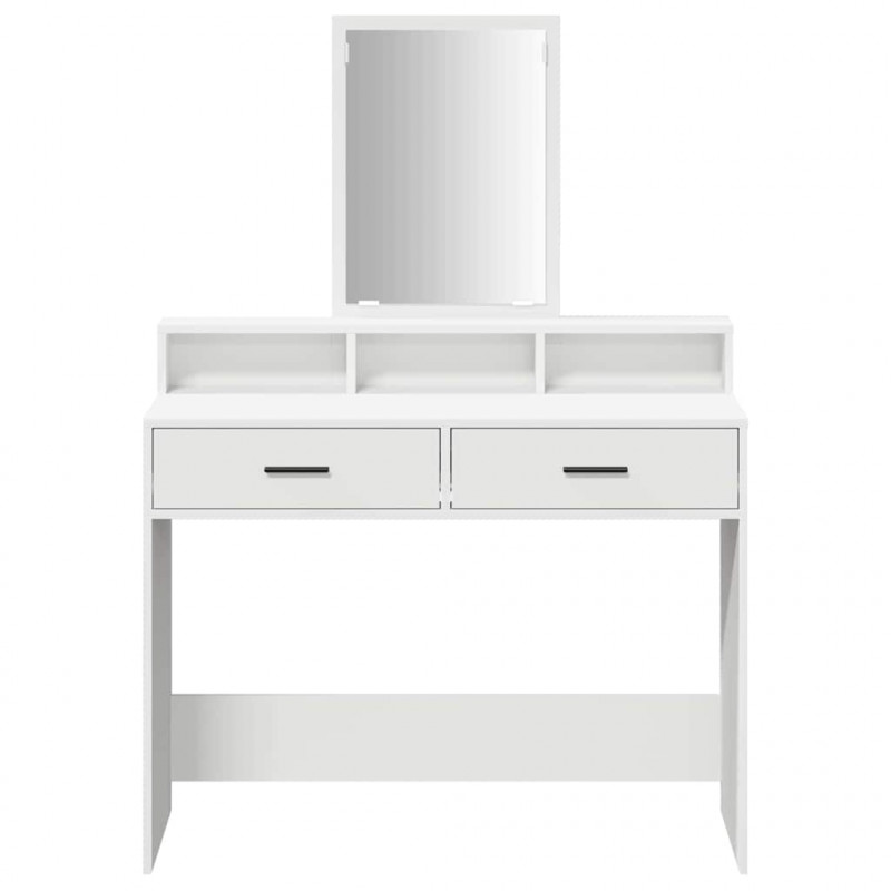 Toaletka Biały 100 x 41 x 140 cm Materiał drewnopochodny