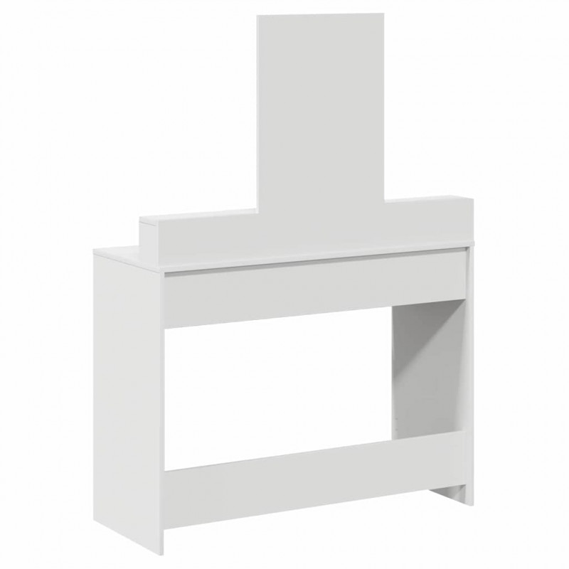 Toaletka Biały 100 x 41 x 140 cm Materiał drewnopochodny