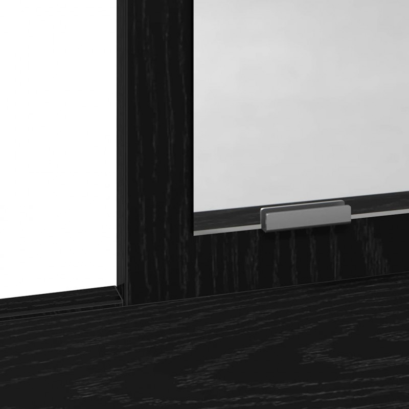 Toaletka Czarny Dąb 100 x 41 x 140 cm Materiał drewnopochodny