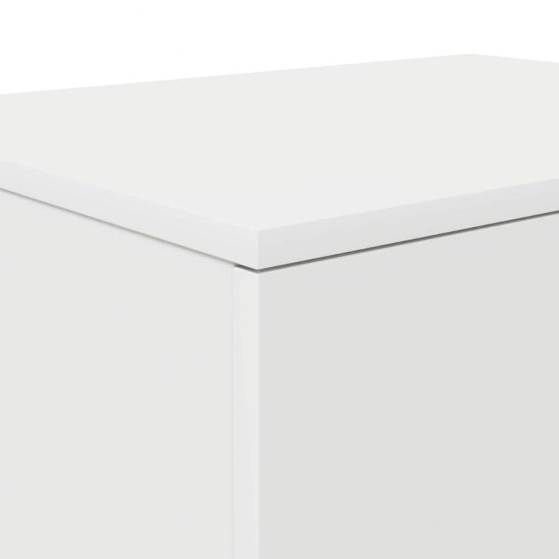 Szafka do przechowywania 2 pcs Biały 103 x 41 x 40 cm
