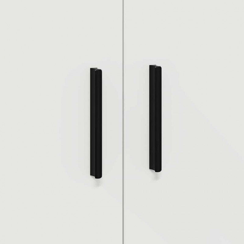 Szafka do przechowywania 2 pcs Biały 103 x 41 x 40 cm