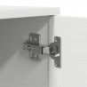 Szafka do przechowywania 2 pcs Biały 103 x 41 x 40 cm