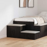 Szafka do przechowywania 2 pcs Czarny Dąb 103 x 41 x 40 cm
