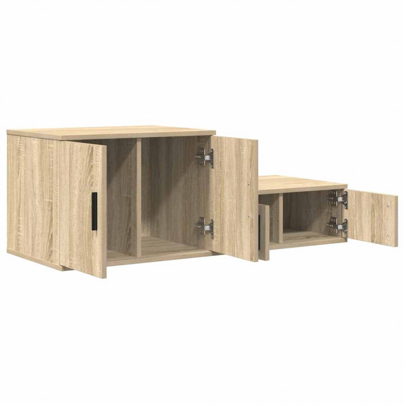 Szafka do przechowywania 2 pcs Dąb Sonoma 103 x 41 x 40 cm