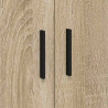 Szafka do przechowywania 2 pcs Dąb Sonoma 103 x 41 x 40 cm