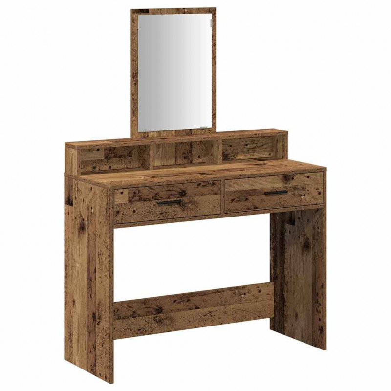 Toaletka Stare drewno 100 x 41 x 140 cm Materiał drewnopochodny