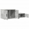Szafka do przechowywania 2 pcs Betonowy szary 103 x 41 x 40 cm