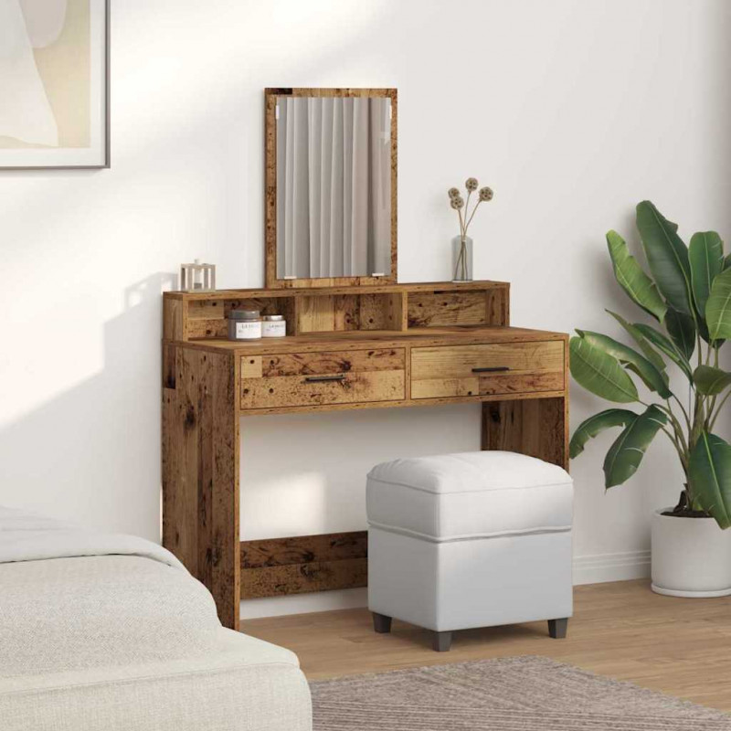 Toaletka Stare drewno 100 x 41 x 140 cm Materiał drewnopochodny