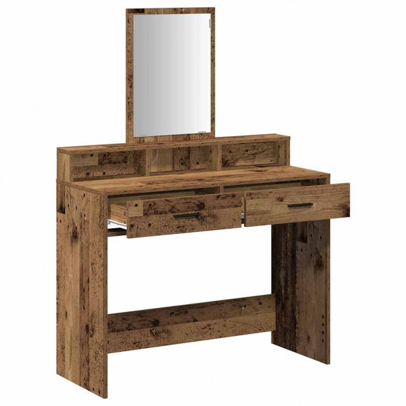 Toaletka Stare drewno 100 x 41 x 140 cm Materiał drewnopochodny