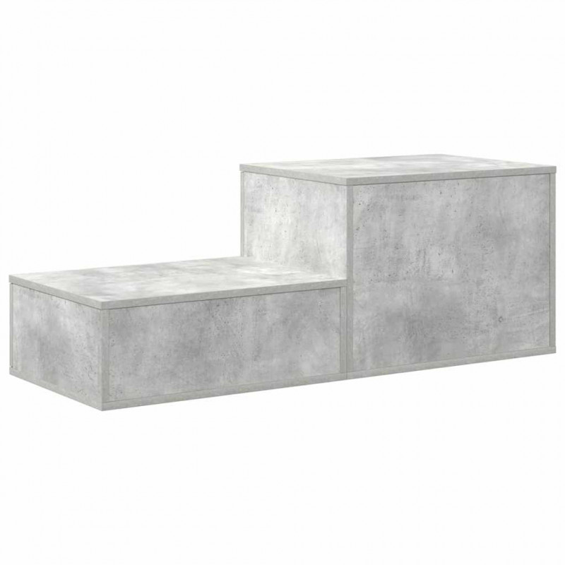 Szafka do przechowywania 2 pcs Betonowy szary 103 x 41 x 40 cm