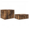 Szafka do przechowywania 2 pcs Dąb wędzony 103 x 41 x 40 cm