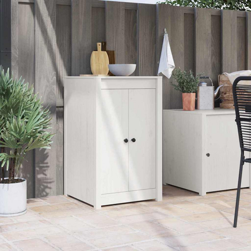 Drzwi do kuchni MEPPEL Biały 50 x 9 x 82 cm Lite drewno sosnowe