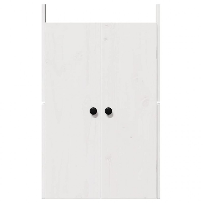 Drzwi do kuchni MEPPEL Biały 50 x 9 x 82 cm Lite drewno sosnowe