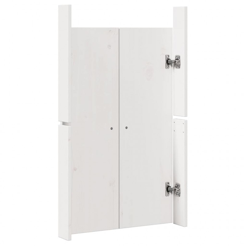 Drzwi do kuchni MEPPEL Biały 50 x 9 x 82 cm Lite drewno sosnowe