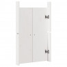 Drzwi do kuchni MEPPEL Biały 50 x 9 x 82 cm Lite drewno sosnowe