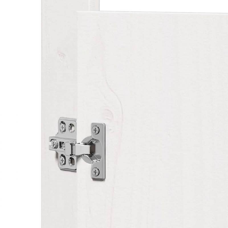 Drzwi do kuchni MEPPEL Biały 50 x 9 x 82 cm Lite drewno sosnowe