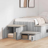 Szafka do przechowywania 2 pcs Szary Sonoma 103 x 41 x 40 cm