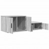 Szafka do przechowywania 2 pcs Szary Sonoma 103 x 41 x 40 cm