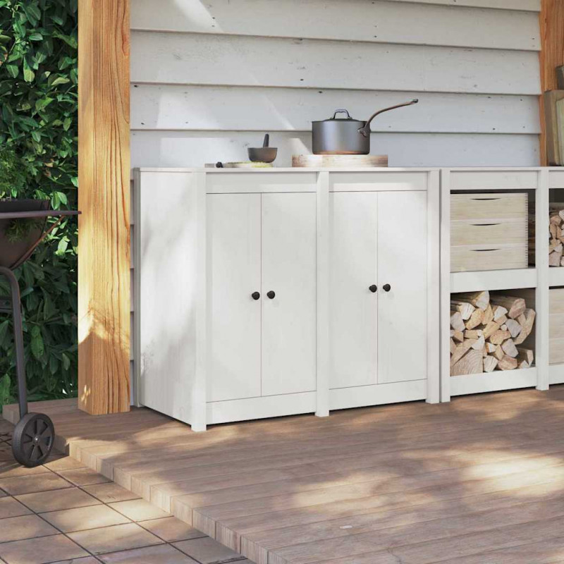 Drzwi do kuchni MEPPEL 2 pcs Biały 50 x 9 x 82 cm
