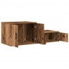 Szafka do przechowywania 2 pcs Stare drewno 103 x 41 x 40 cm
