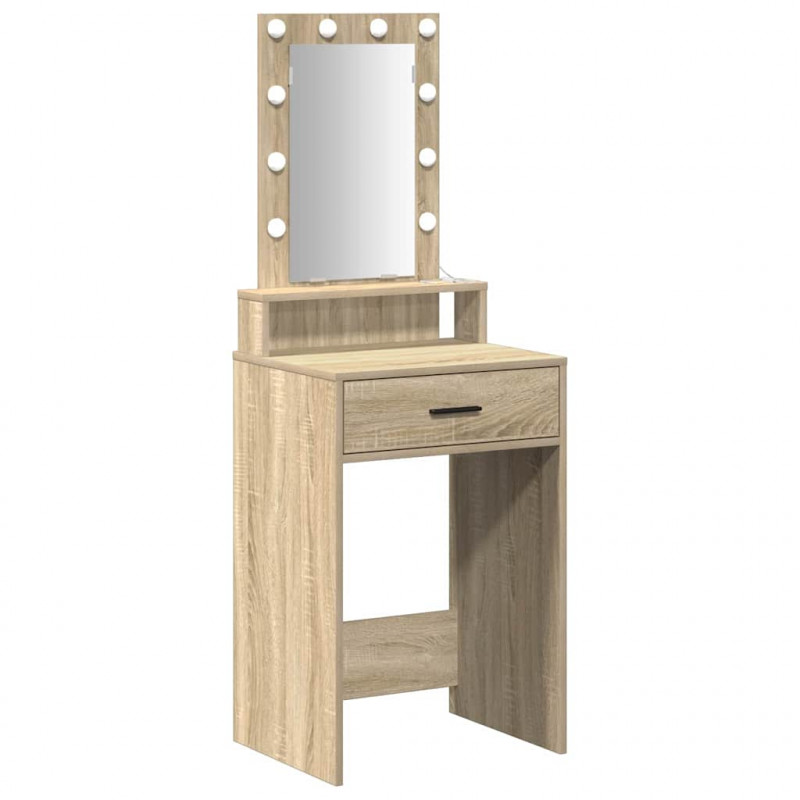 Toaletka Brązowy 50 x 41 x 140 cm Materiał drewnopochodny
