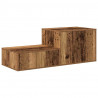 Szafka do przechowywania 2 pcs Stare drewno 103 x 41 x 40 cm