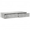Szuflady do łóżka Betonowy szary 100 x 36,5 x 16,5 cm