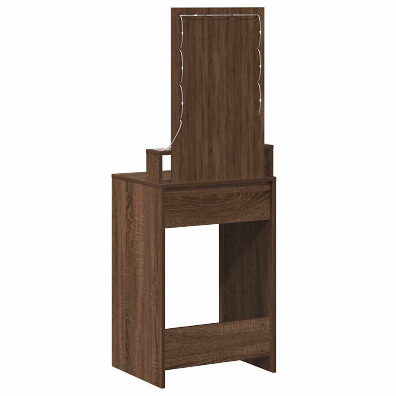 Toaletka Brązowy 50 x 41 x 140 cm Materiał drewnopochodny