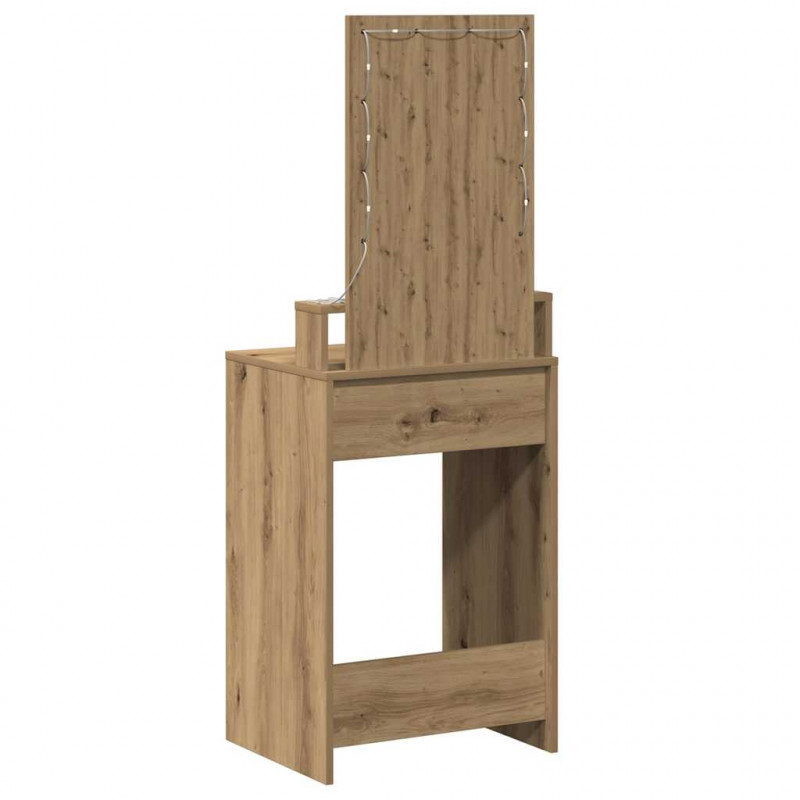 Toaletka Brązowy 50 x 41 x 140 cm Materiał drewnopochodny