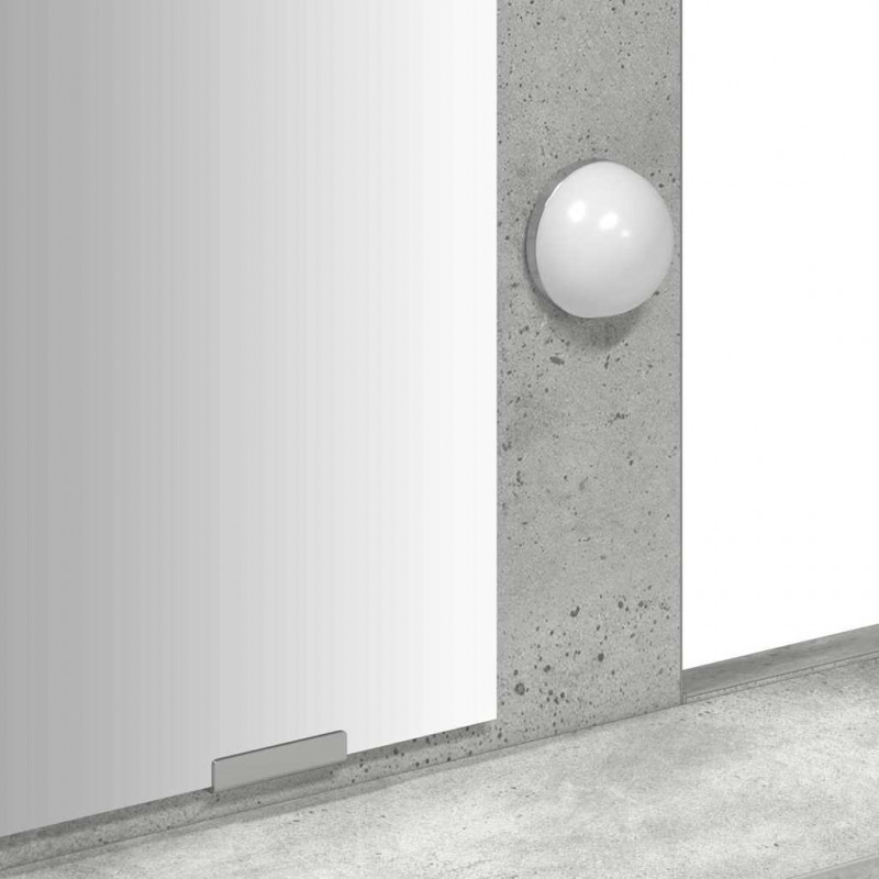 Toaletka Szary 79 x 41 x 140 cm Materiał drewnopochodny