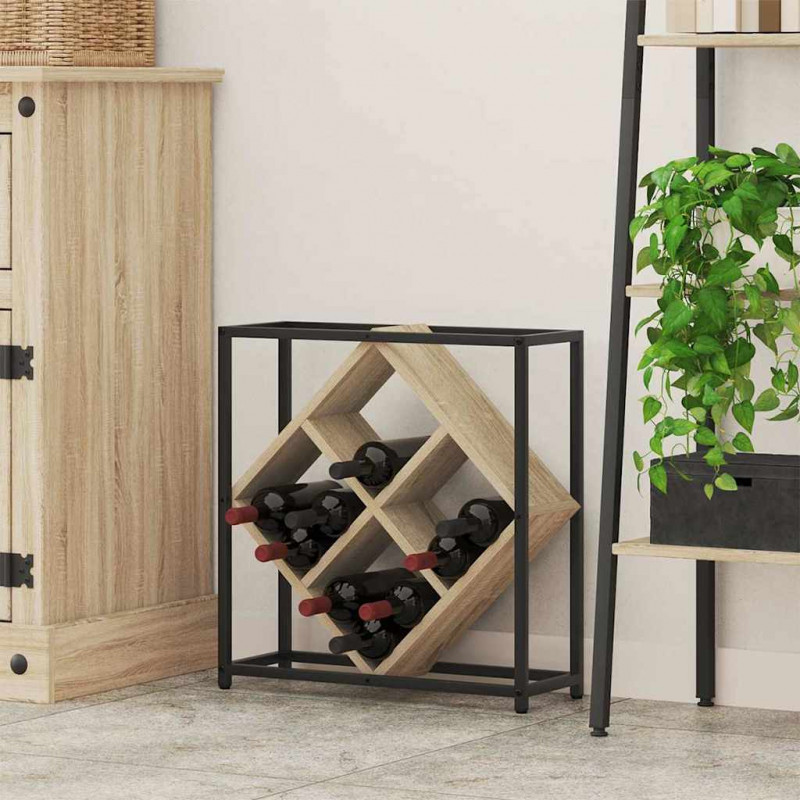 Regał na wino Dąb Sonoma 51 x 18 x 52,5 cm