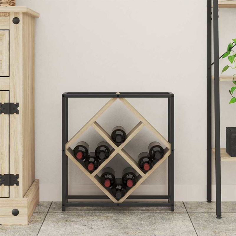 Regał na wino Dąb Sonoma 51 x 18 x 52,5 cm