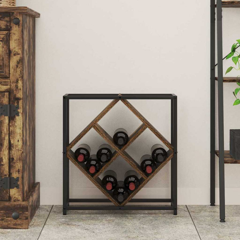 Regał na wino Dąb wędzony 51 x 18 x 52,5 cm