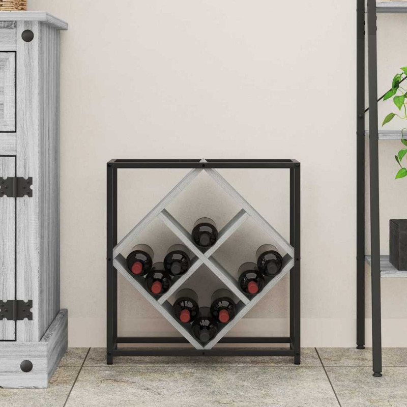 Regał na wino Szary Sonoma 51 x 18 x 52,5 cm