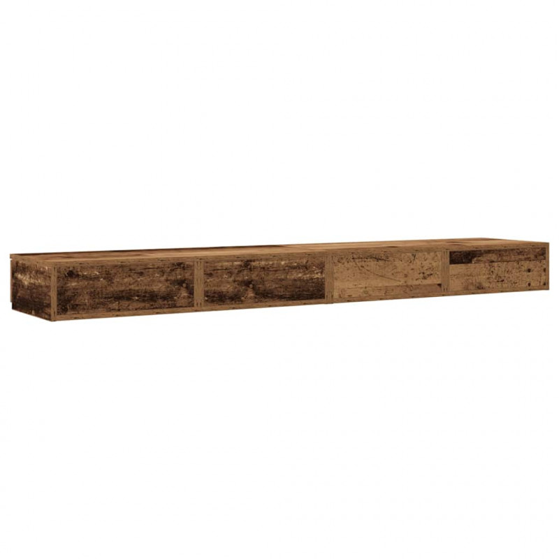 Szuflady do łóżka z szufladą Stare drewno 200 x 36,5 x 16,5 cm