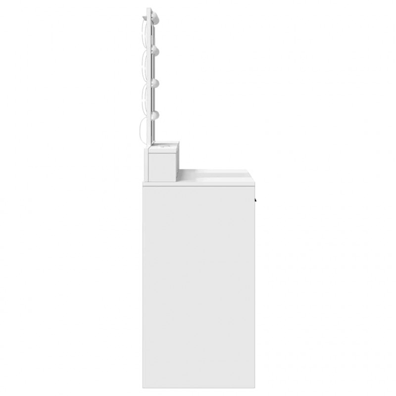 Toaletka Biały 100 x 41 x 140 cm Materiał drewnopochodny