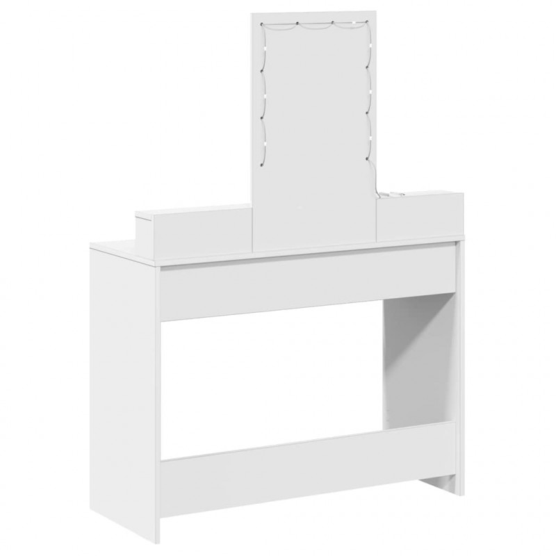 Toaletka Biały 100 x 41 x 140 cm Materiał drewnopochodny