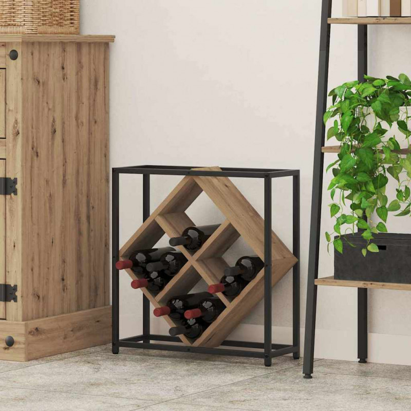 Regał na wino Dąb rzemieślniczy 51 x 18 x 52,5 cm