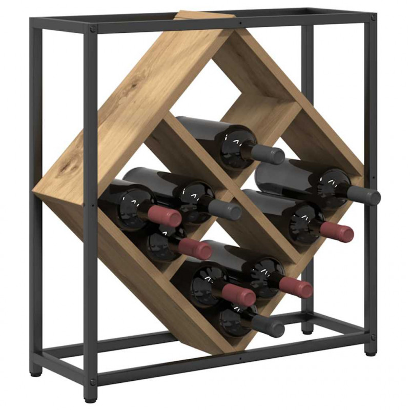 Regał na wino Dąb rzemieślniczy 51 x 18 x 52,5 cm