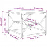 Stolik kawowy Dąb rzemieślniczy 51 x 50 x 40 cm