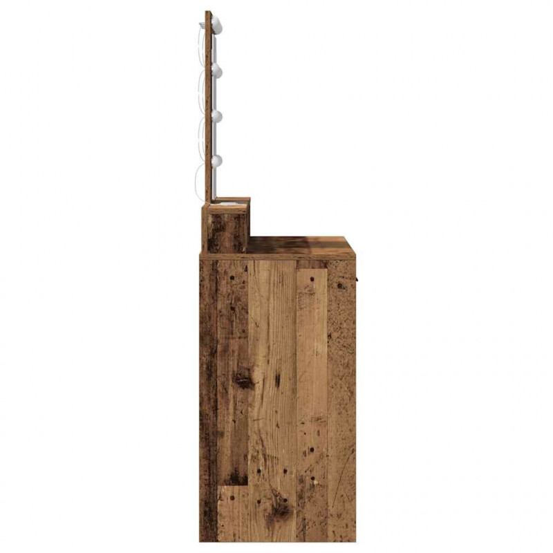 Toaletka Brązowy 100 x 41 x 140 cm Materiał drewnopochodny