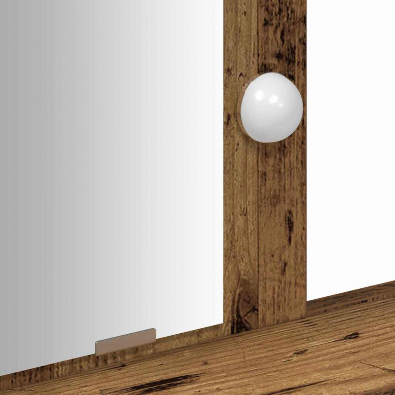 Toaletka Brązowy 100 x 41 x 140 cm Materiał drewnopochodny